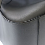 Loewe Hammock Smo le Shoulder Bag Gray Leather Gold — view 5