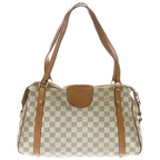 Louis Vuitton Damier Azur Stretch the GM Shoulder Tote Leather Ivory — view 2
