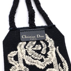 Dior Logo Embroidery Canvas Mexican Flower Belt — view 5