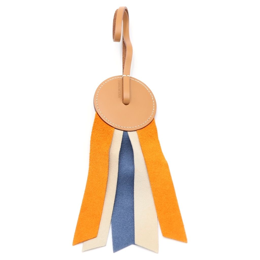 Hermes Paddock Flat Vache Hunter Series Leather Charm Key Holder Brown — view 2