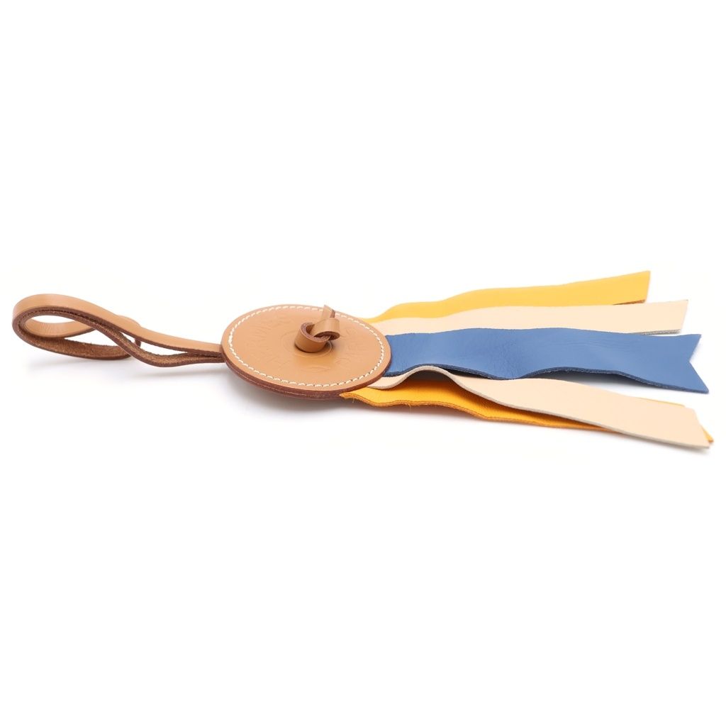 Hermes Paddock Flat Vache Hunter Series Leather Charm Key Holder Brown — view 4