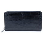 Celine Large Zip Around Zip Wallet Croco