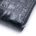 Celine Large Zip Around Zip Wallet Croco — view 4