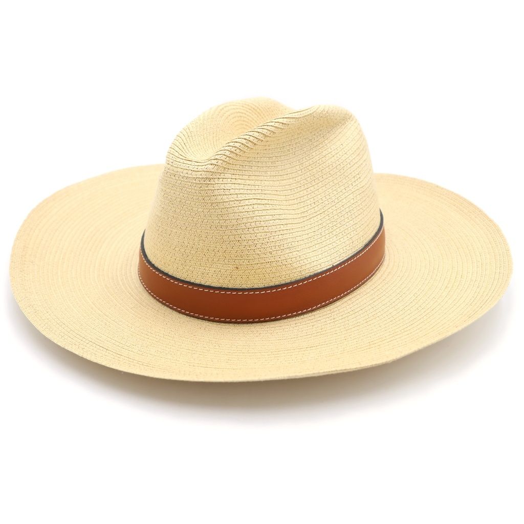 Loewe Paula's Ibiza Centerfold Straw Hat Beige