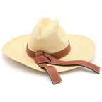 Loewe Paula's Ibiza Centerfold Straw Hat Beige — view 2