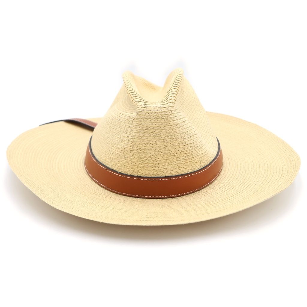 Loewe Paula's Ibiza Centerfold Straw Hat Beige — view 4