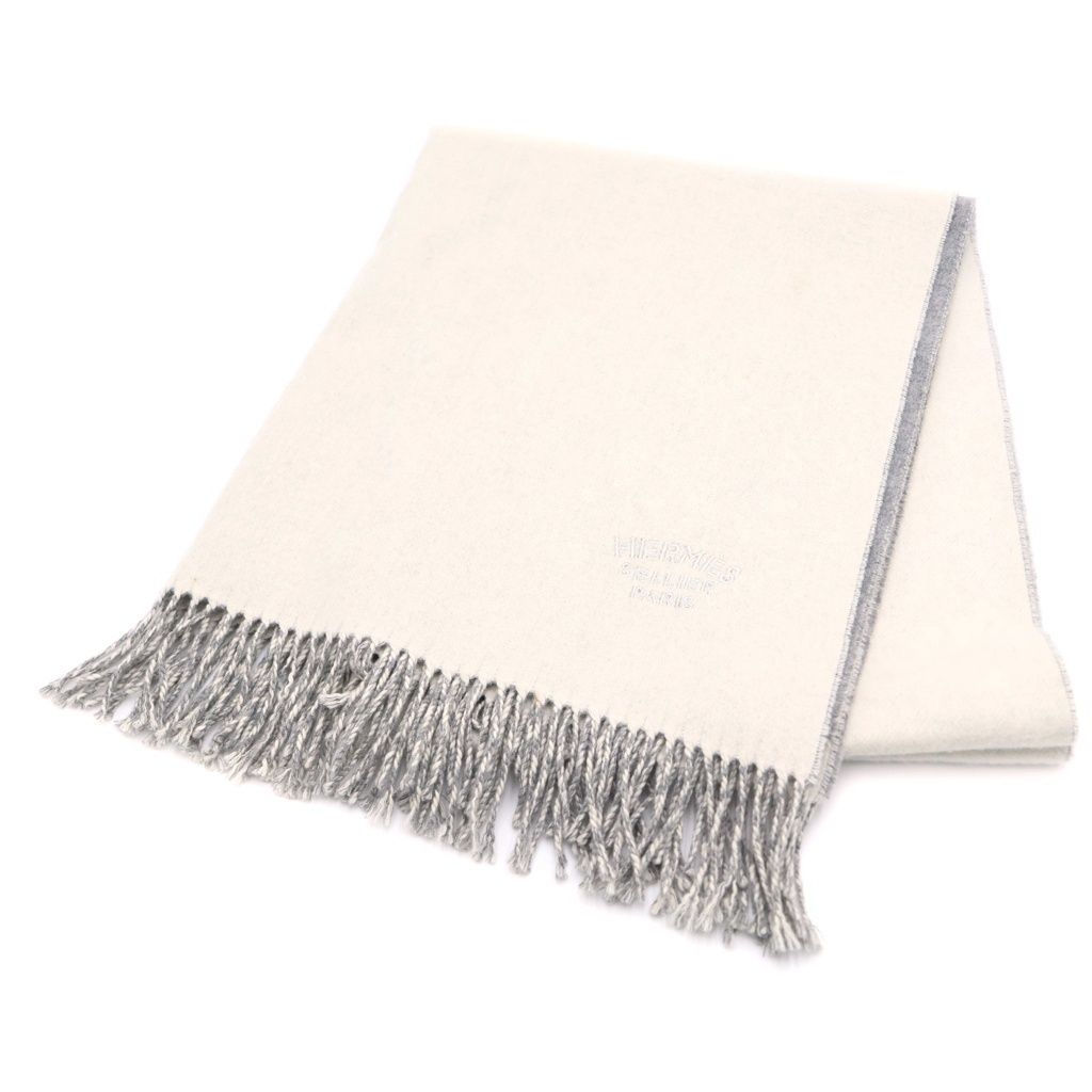 Hermes Cashmere Shawl No Tag Scarf