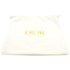 Dior Embroidered Shoulder Strap Canvas Leather Logo Black White — view 6