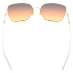 Gucci Square Horsebit Gradient Sunglasses Gold Brown 61 18‐140 Eyewear — view 2