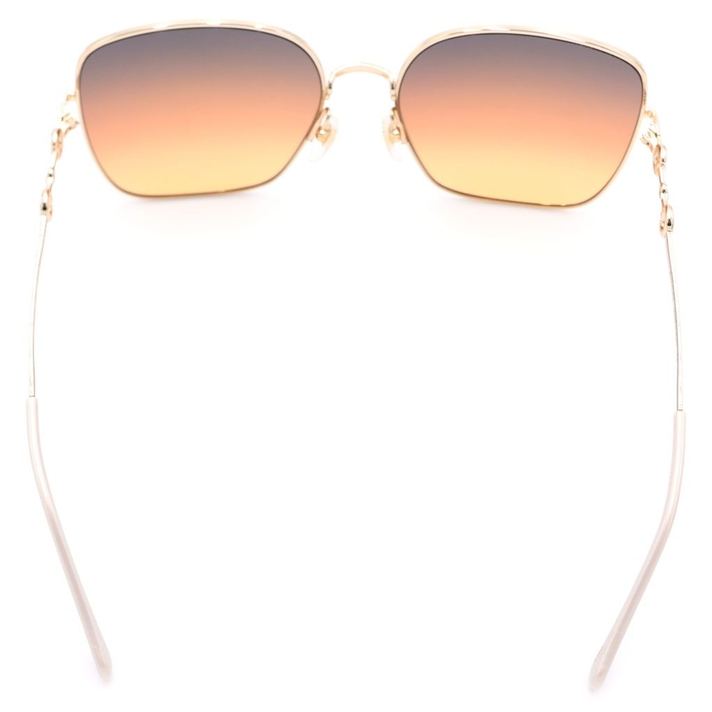 Gucci Square Horsebit Gradient Sunglasses Gold Brown 61 18‐140 Eyewear — view 2