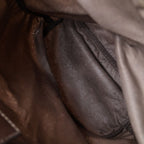 Prada Tessuto Drawstring Pouch Dark Brown — view 8