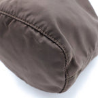 Prada Tessuto Drawstring Pouch Dark Brown — view 5