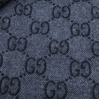 Gucci GG Jacquard Scarf Wool Gray — view 4