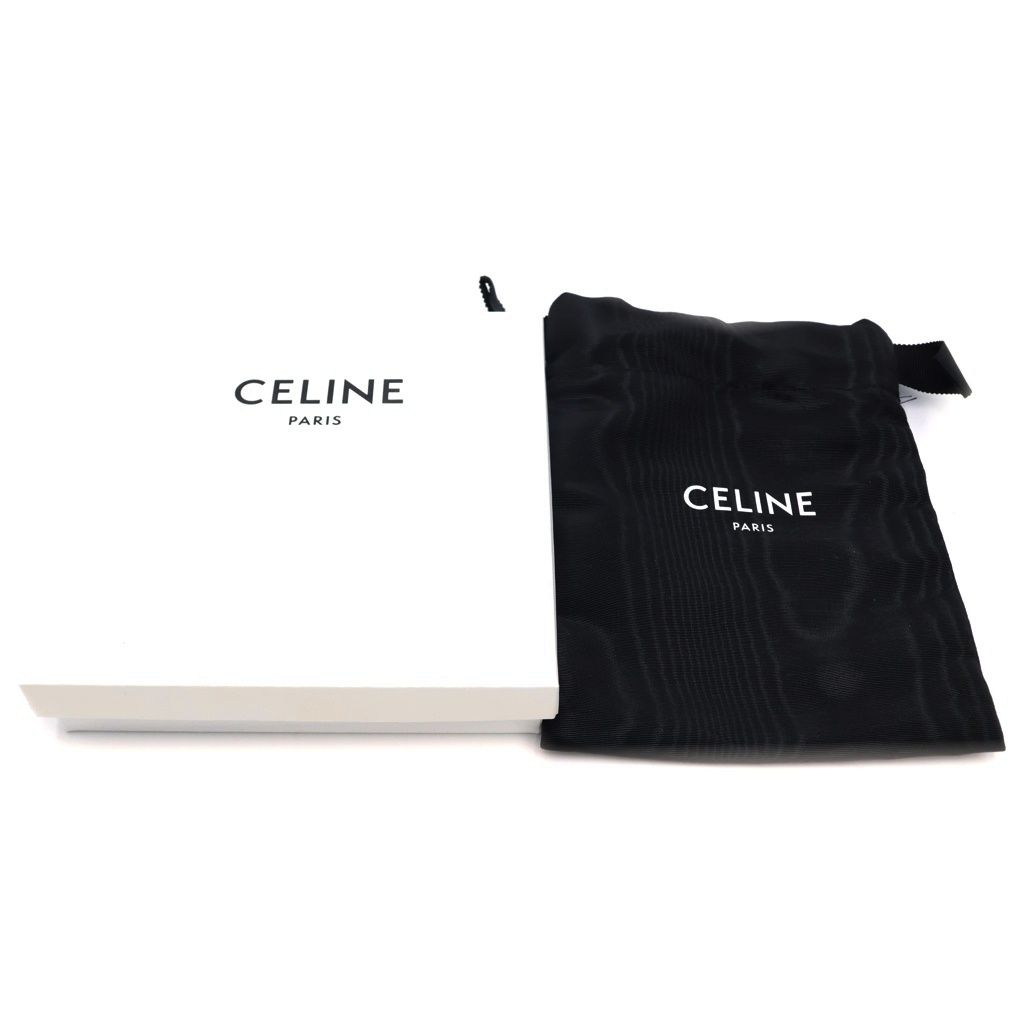 Celine Coin Case Brown with Triomphe Logo — view 6