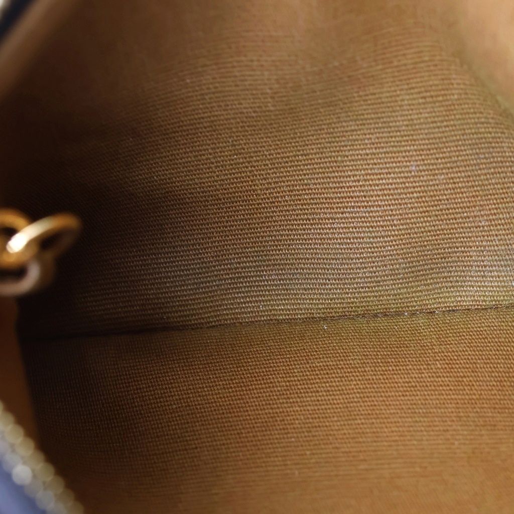 Celine Coin Case Brown with Triomphe Logo — view 4