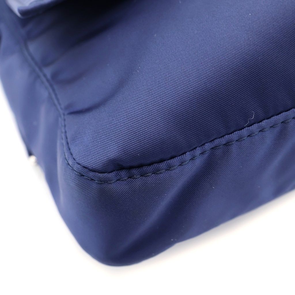 Fendi Porter Anniversary 3way Nylon Shoulder Bag Bucket Navy — view 5