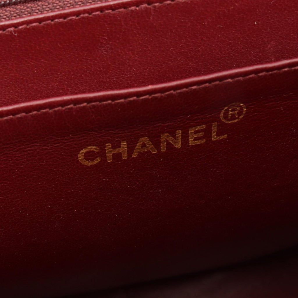 Chanel Shoulder Bag Deca Quilted 34 Black Lambskin Chain — view 4