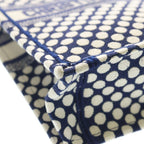 Dior Vertical Book Tote Canvas Logo Dot Navy White — view 5