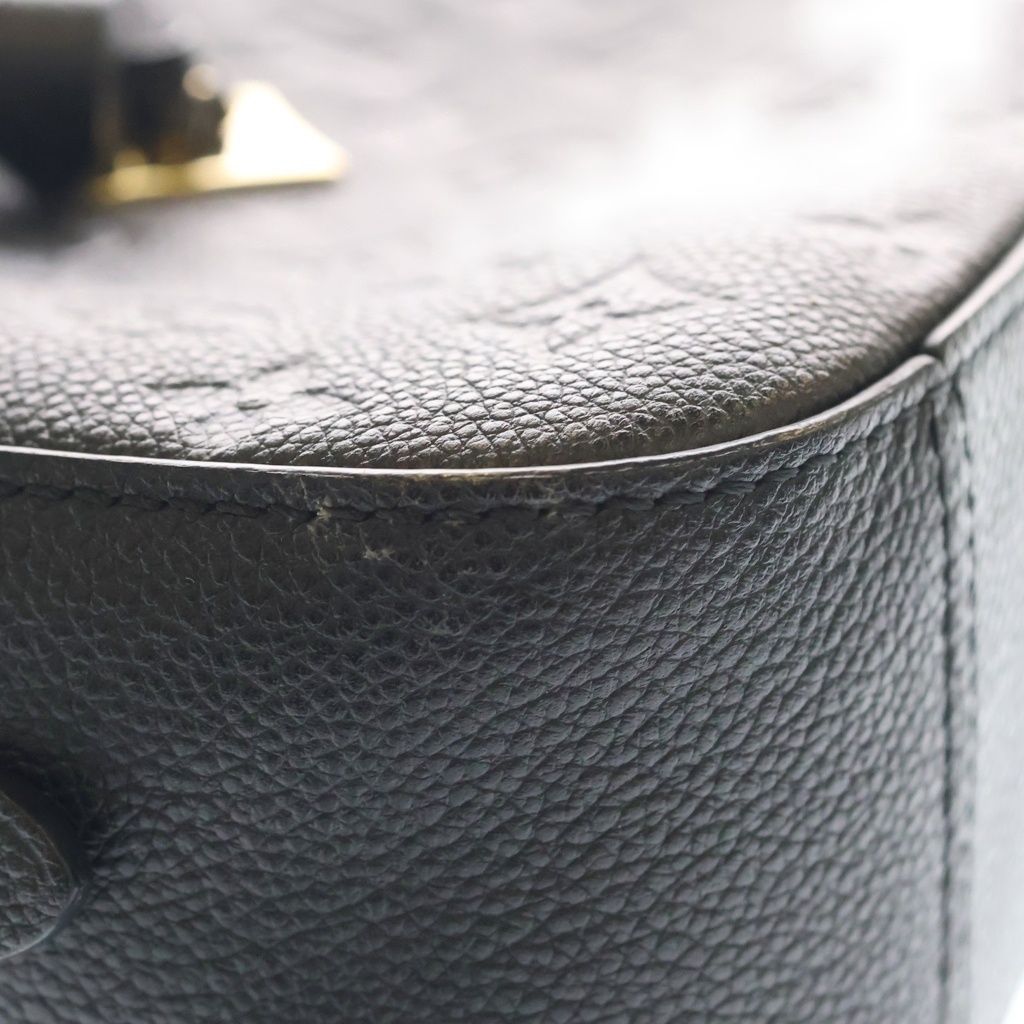 Louis Vuitton Empreinte Saintonge Mini Shoulder Bag Black Leather Gold — view 6