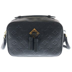 Louis Vuitton Empreinte Saintonge Mini Shoulder Bag Black Leather Gold