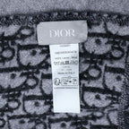 Dior Oblique Trotter Scarf Shawl Gray — view 6