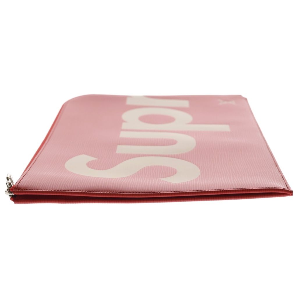 Louis Vuitton Supreme LV Pochette Jour GM Epi Leather Clutch — view 3