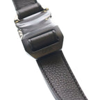 Dior Logo Buckle Leather Belt Black — view 6