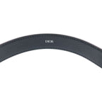 Dior Logo Buckle Leather Belt Black — view 5