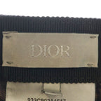 Dior Oblique All Over Pattern Jacquard Baseball Cap Hat Navy — view 7