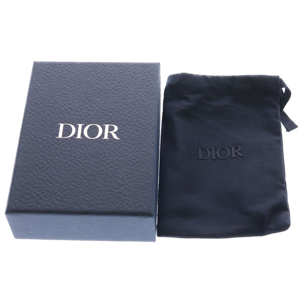 Dior Gravity Leather Business Card Holder Black — view 6