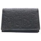 Dior Gravity Leather Business Card Holder Black — view 2
