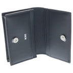 Dior Gravity Leather Business Card Holder Black — view 4