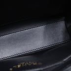 Chanel Turnlock Mini Shopping Chain Mini Shoulder Bag Black Shiny Lambskin Gold — view 8