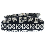 Chanel Coconut Jewel Gold Chain Shoulder Bag White Black — view 4