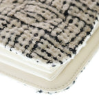 Chanel Quilted Top Handle Mini Flap Tweed Lambskin Gold Chain Shoulder — view 5