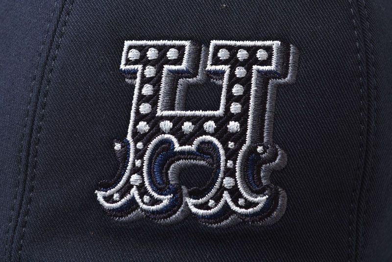 Hermes Cap Hat Cap Serena Electric 57 Cotton Navy — view 5