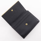 Prada Logo Saffiano Black Bifold Wallet — view 7
