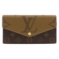 Louis Vuitton Portefeuille Sarah Monogram Giant Reverse Canvas Brown Wallet