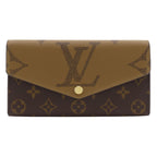 Louis Vuitton Portefeuille Sarah Monogram Giant Reverse Canvas Brown Wallet