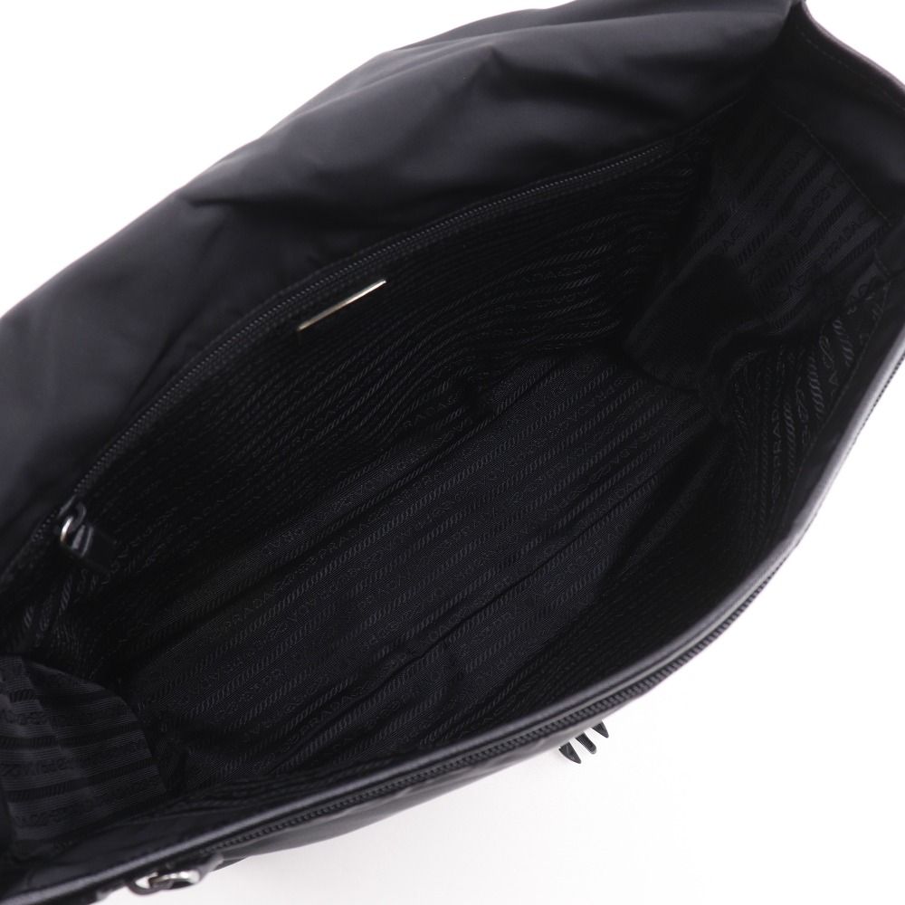 Prada Nylon Nero Black Shoulder — view 6
