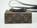 Louis Vuitton LV Petite Sac Plat Foreign Love Monogram 2-Way Shoulder Bag Brown — view 3