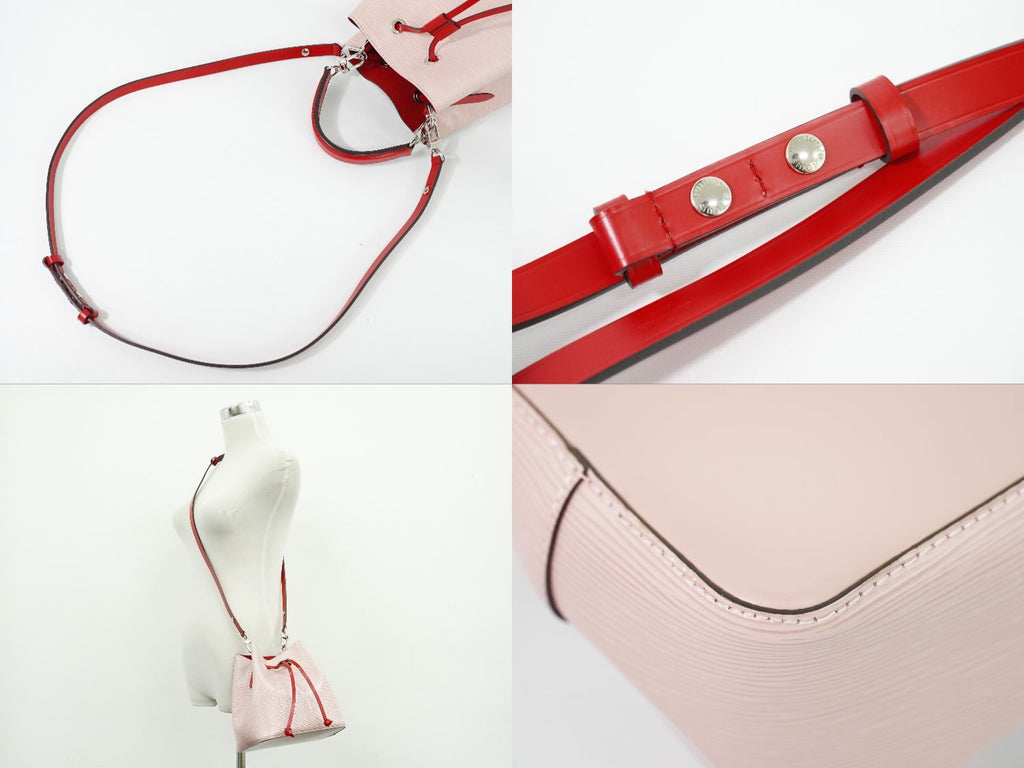 Louis Vuitton LV Neo Noe BB Epi Leather 2-Way Shoulder Bag Rose Velours Pink — view 6