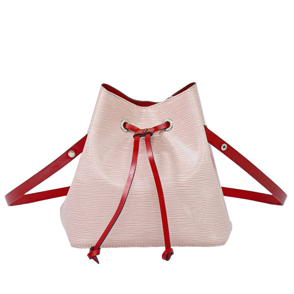 Louis Vuitton LV Neo Noe BB Epi Leather 2-Way Shoulder Bag Rose Velours Pink