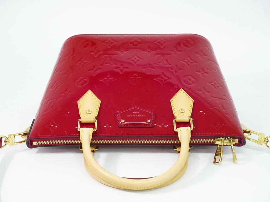 Louis Vuitton LV Montebello PM Vernis Leather 2-Way Shoulder Bag Rose Indien — view 5