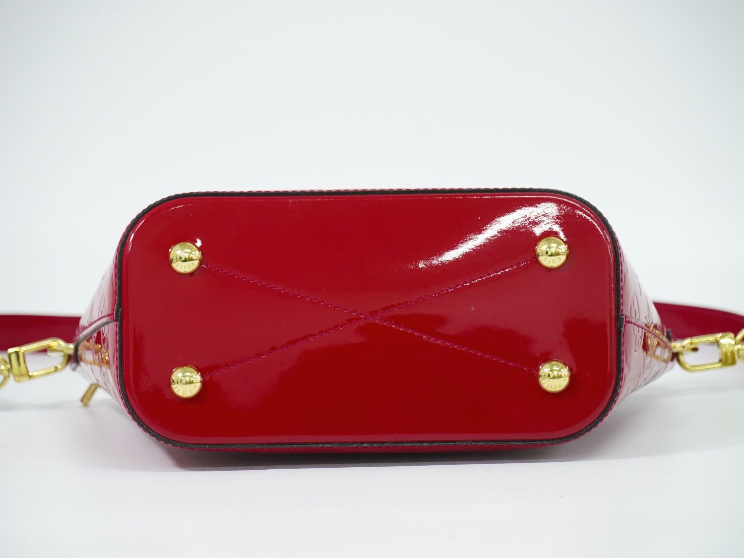 Louis Vuitton LV Montebello PM Vernis Leather 2-Way Shoulder Bag Rose Indien — view 3