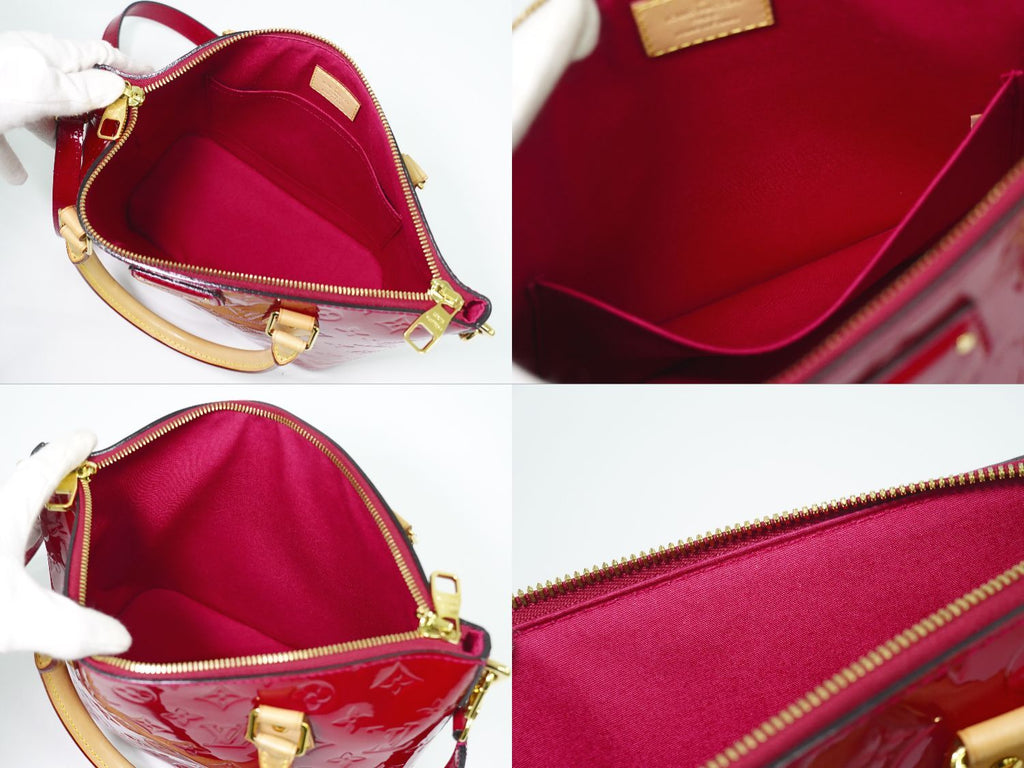 Louis Vuitton LV Montebello PM Vernis Leather 2-Way Shoulder Bag Rose Indien — view 8