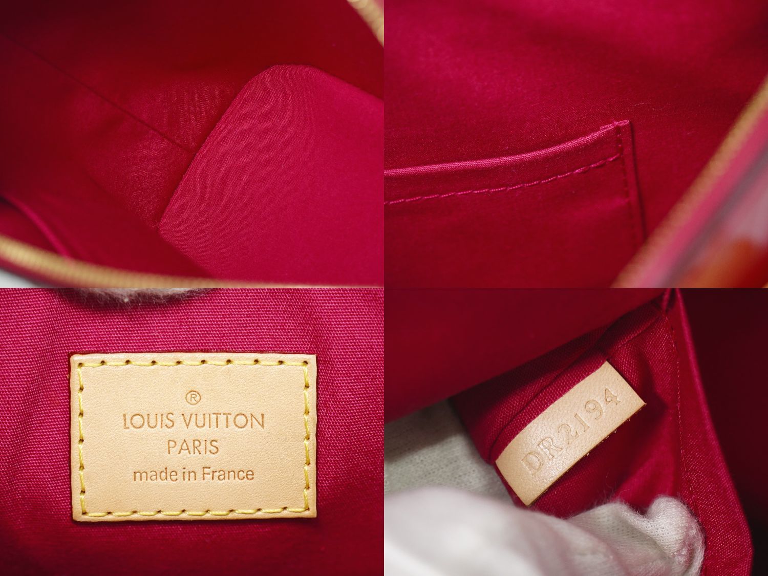 Louis Vuitton LV Montebello PM Vernis Leather 2-Way Shoulder Bag Rose Indien — view 9
