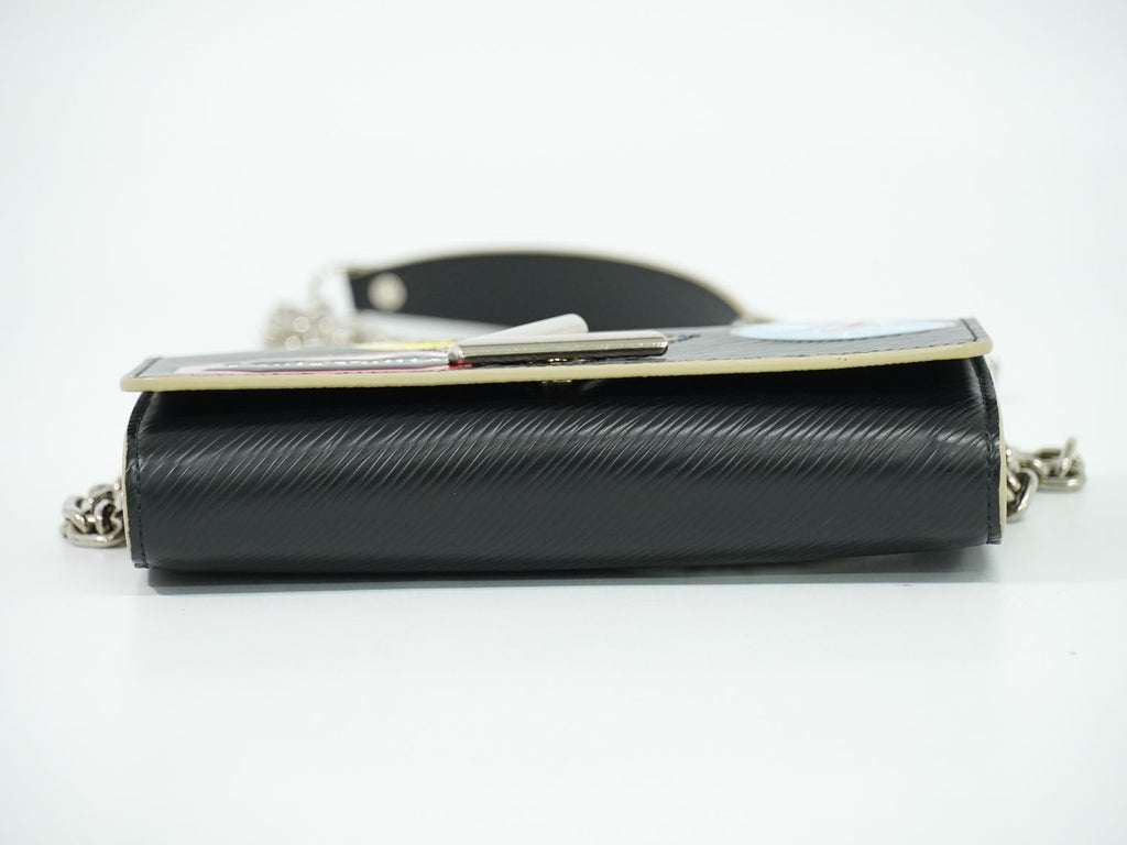 Louis Vuitton LV Portefeuille Twist Chain World Tour Epi Leather Wallet — view 3