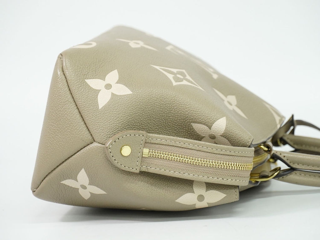 Louis Vuitton LV Petit Palais PM Bicolor Monogram Empreinte Leather Handbag — view 4