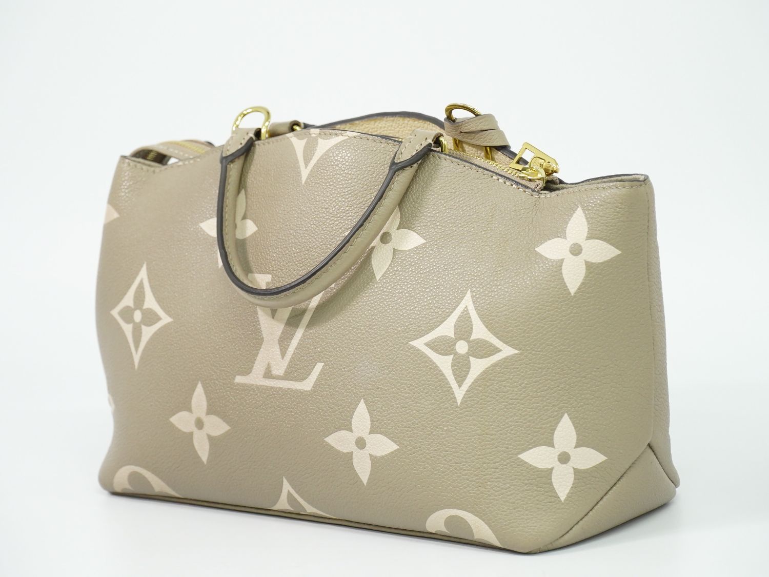 Louis Vuitton LV Petit Palais PM Bicolor Monogram Empreinte Leather Handbag — view 2